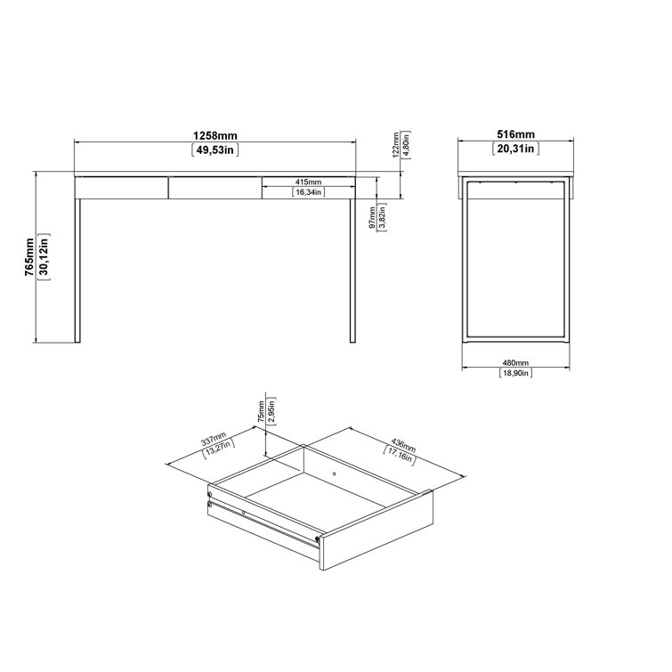 Chang deals desk wayfair